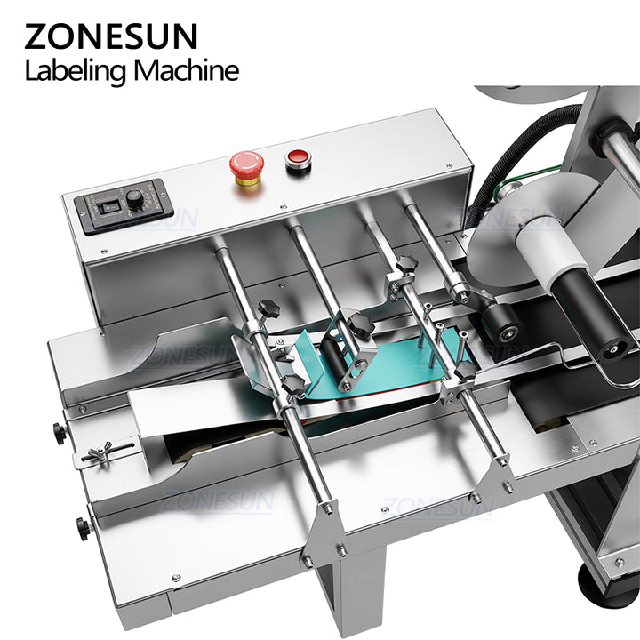 ZONESUN ZS-TB150PBF Automatic Plastic Bag Pouch Paging Flat Surface Labeling Machine