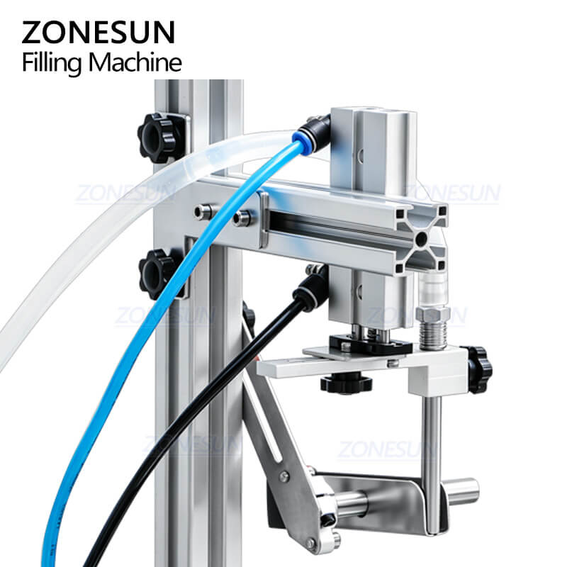 pneumatic filling structure of automatic filling machine for liquid