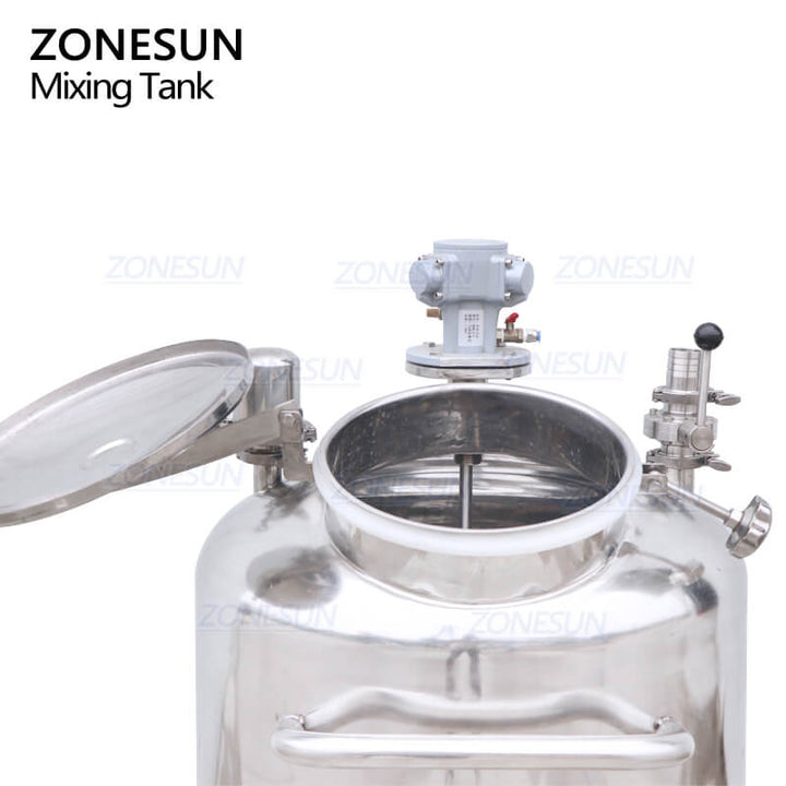 top manway of mixing tank for perfume