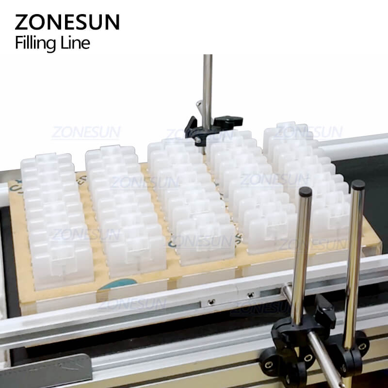 bottle tray of pocket perfume bottle filling capping machine