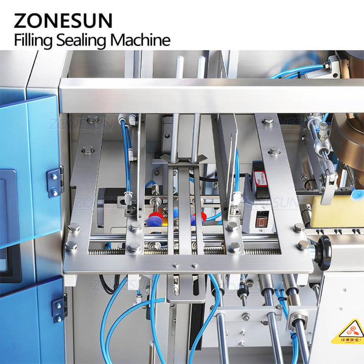 pouch storage rack of automatic premade pouch filling and sealing machine