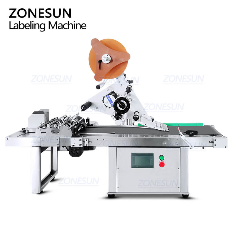 Tabletop Paper Pouches Plastic Bgas Top Side Label Applicator With ...