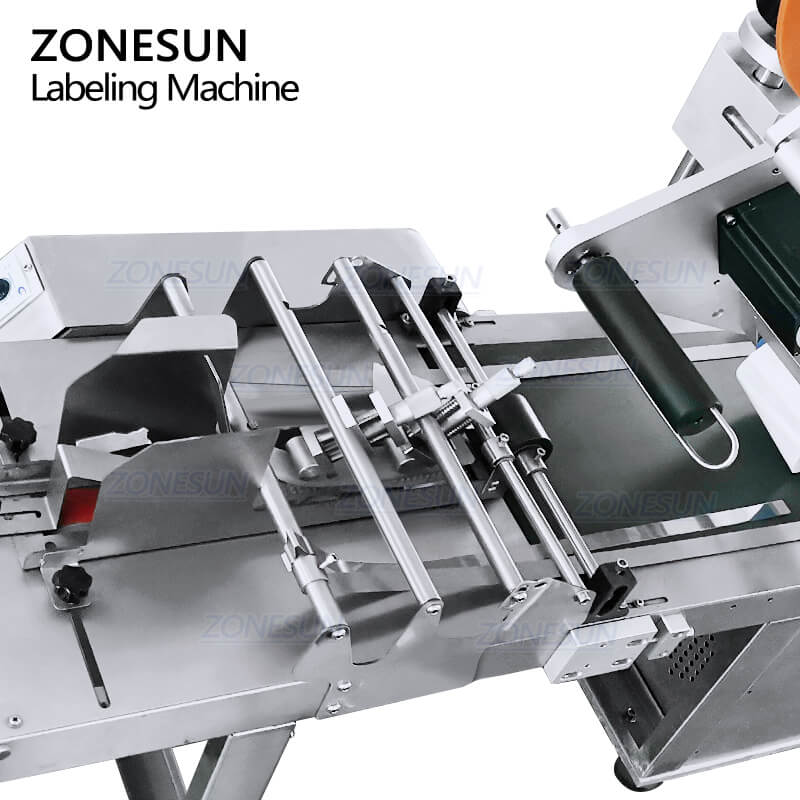Tabletop Paper Pouches Plastic Bgas Top Side Label Applicator With ...
