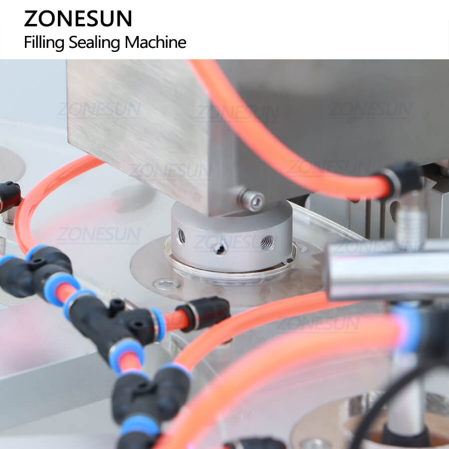 powder pressing structure of ZS-GF900C powder packaging machine