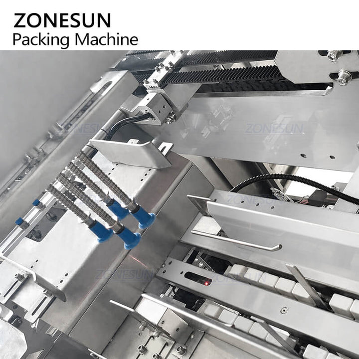 premade pouch feeding station of automatic horizontal premade pouch packing machine 