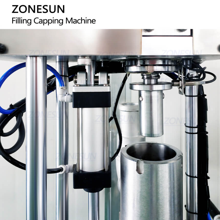 filling head of ZS-TGFC1 sealant cartridge filling and capping machine