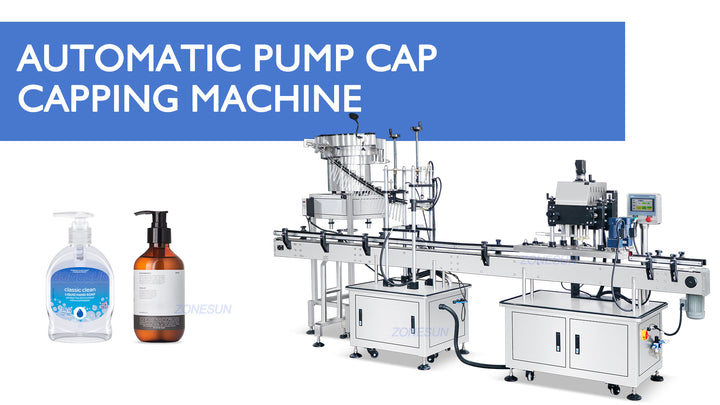 automatic pump cap capping machine