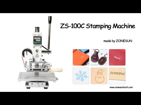 How to use the ZS-100C Digital Hot Foil Stamping Machine
