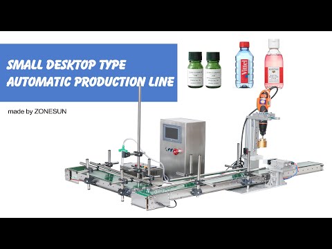Small Bottle Filling Capping Machine