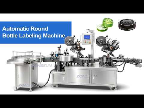 Automatic side top bottom labeling machine