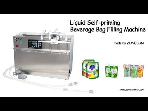 Zs-dpsp4 4 kepala minuman minuman minuman tas spout kantong ngisi cairan kanggo susu banyu jus