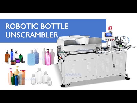 robotic bottle unscrambler