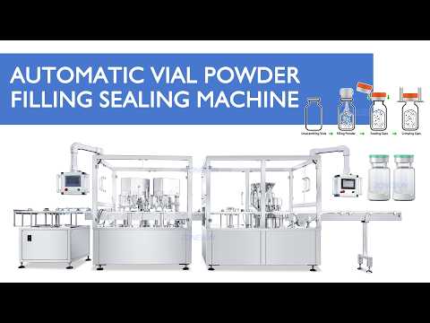 Vial Filling and Sealing Machine Line