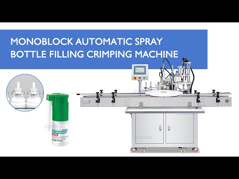 nasal spray filling and crimping machine