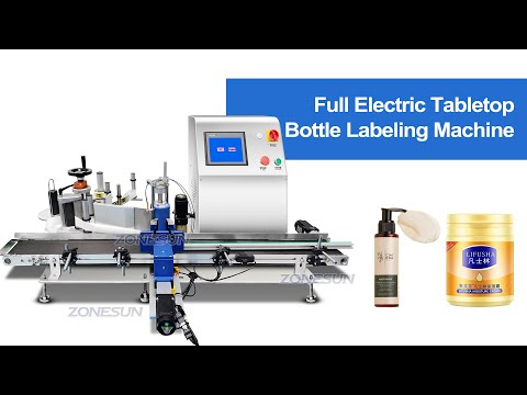 fully electric labeling machine for round bottle