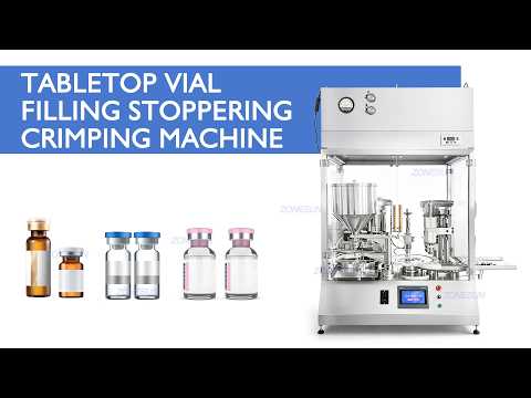 vial filling stoppering machine
