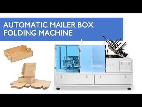 Automatic Mailer Box Folding Machine for Box Forming