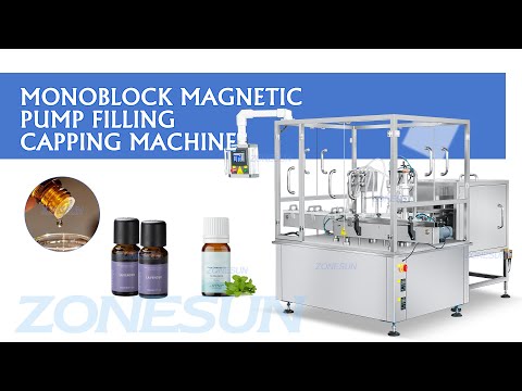 monoblock filling capping machine with dust cover 