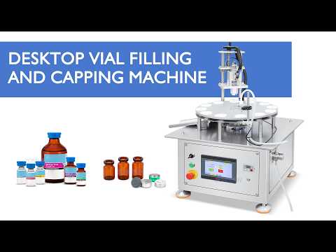 ZONESUN ZS-AFC1CB Desktop Vial Filling And Capping Machine With SUS316 Magnetic Pump