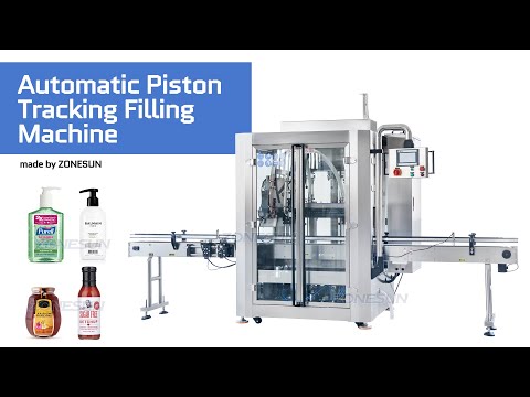 Zonesun ZS-VTPF2 Servo Motor Motor automat cu unt de arahide de gem de miere suc de pastă ketchup paste după urmărirea mașinii de umplere de mare viteză