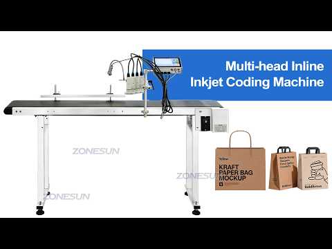 Multi-heads Inline Inkjet Printer