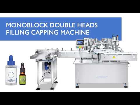 Essential Oil Dropper Bottle Filling and Capping Line