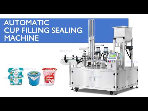 Rotary Cup Filling and Sealing Machine