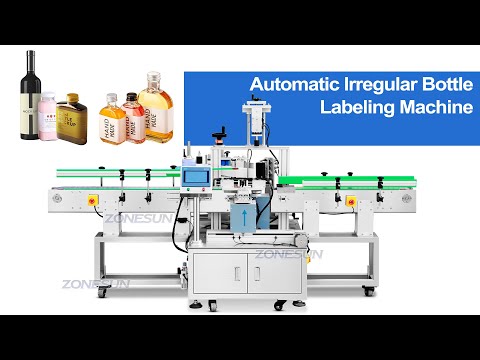Automatic self-adhesive labeling machine with interchangeable molds