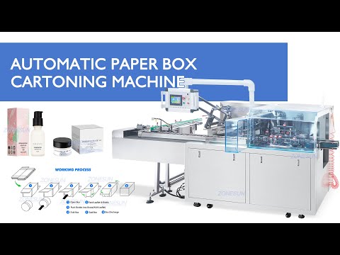 automatic cartoning machine for face cream