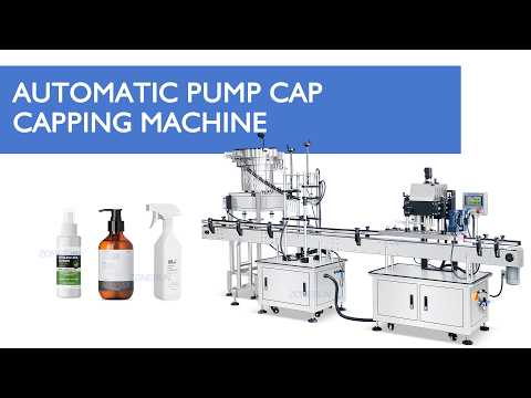 automatic pump cap capping machine