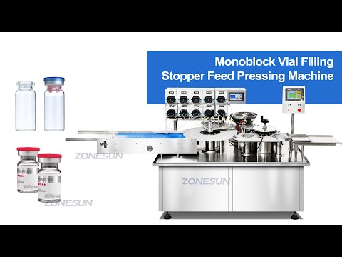 vial filling capping machine for liquid