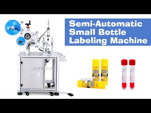 ampoule labeling machine for tube
