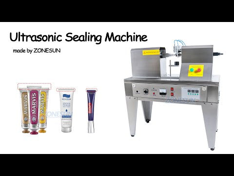 QDFW-125 halbautomat ische Hand creme Zahnpasta Kunststoffs ch lauch Ultraschalls ch lauch Versiegelung maschine
