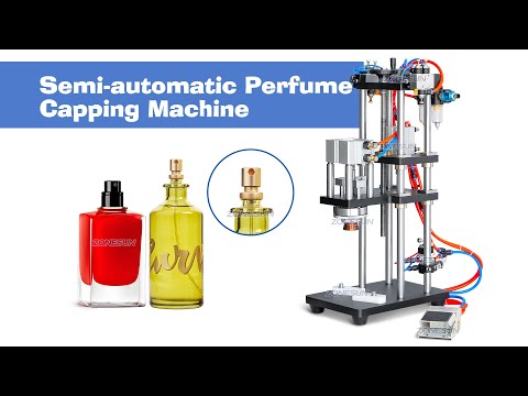 ZONESUN ZS-YG08Z Semi-automatic 15/18/20mm Fragrance Perfume Glass Bottle Spray Caps Capping Crimping Machine