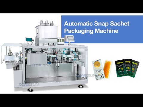 snap sachet packaging machine video