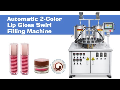 2 color swirl filling machine