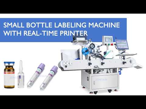 automatic labeling machine for glass vial 