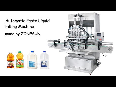 ZONESUN ZS-SV4GB Sahne Ketchup Flasche Chili Sauce Marmelade Servo Quantitative Füll maschine