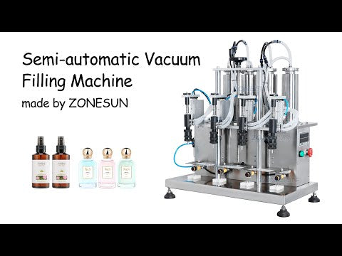 vacuum filling machine for perfume