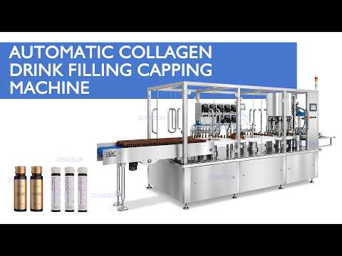 Collagen Drink Liquid Vial Filling and Capping Machine