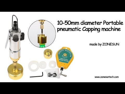 ZONESUN Pneumatische Flaschen verschluss maschine Handheld Schraub verschluss maschine Manuelle Versch reibe maschine Flaschen verschluss maschine