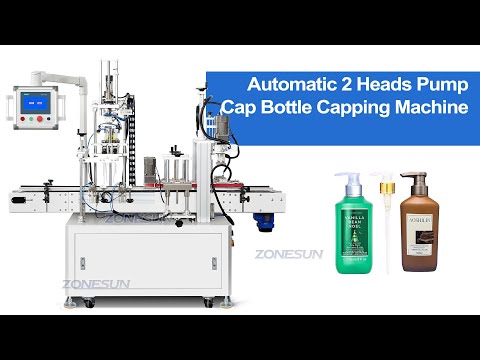 automatic pump caps bottle capping machine