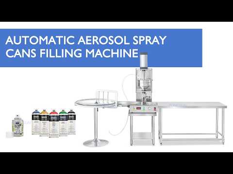 aerosol filling machine