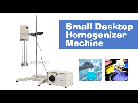 ZS-J300 40L High Shear Cosmetic Cream Mixer Essential Oil Liquid Small Scale Lab Dispersion Emulsifying Homogenizer Mixer