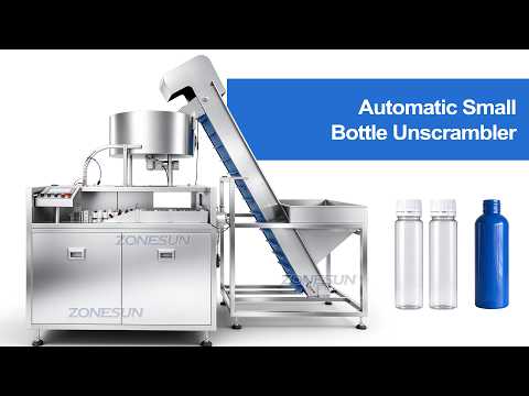 bottle unscrambling machine