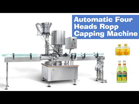 Zonesun ZS-XG440C Máquina de capeamento de prova de pilfer automática para garrafas de plástico de vinho ROPP Caps