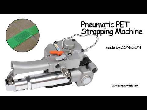 Pneumatic strapping tool