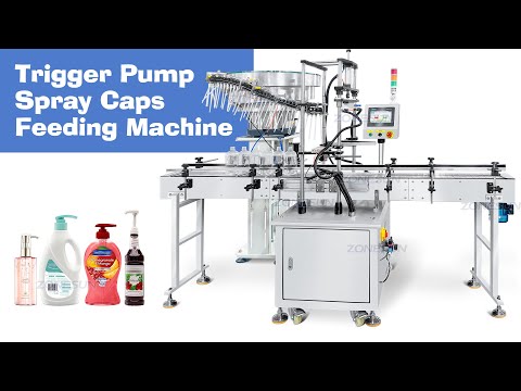 Trigger Capper Machine Trigger Bottle Capper | ZS-XG445S Caps Feeding Placing Machine