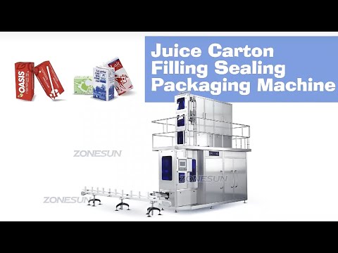 fully automatic aseptic brick carton filling packaging machine