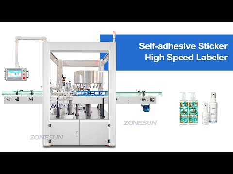 round bottle labeling machine